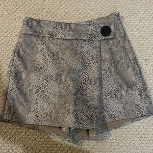 Zara Snake Skin Skort